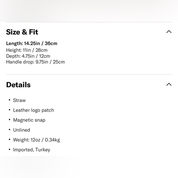 New Anine Bing Natural Crochet Small Leah Hobo with Black Monogram - Picture 10 of 10